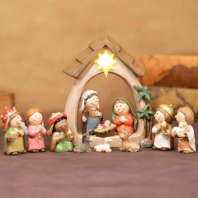 La Nascita di Cristo - Set Educativo di Presepe di Natale