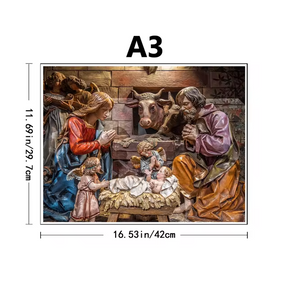 Puzzle di Natale - La Sacra Famiglia