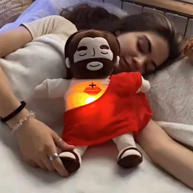 Cuore di Gesù – Peluche con Luce e Respirazione