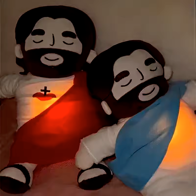 Cuore di Gesù – Peluche con Luce e Respirazione